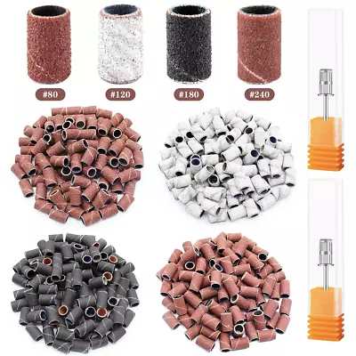 Sanding Bands For Nail Drill 240 Pieces 3 Color Coarse Fine Grit Efile Sand Set  • $14.29