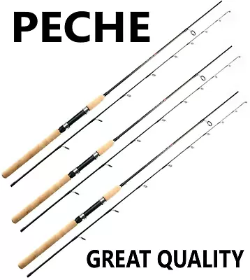 Spinning Rod Fishing Pole Carbon Fiber Portable Medium Fast 7f 8f 9f Lightweight • $34.99