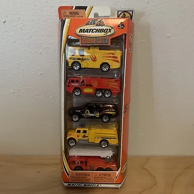 Matchbox Hero City Collectors Collection ~Fire Rescue Cars 5 Pack #7 NEW • $11.99