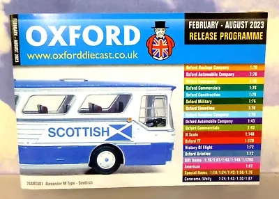 £1.95 • Buy Oxford Diecast 48 Page Pocket Catalogue February To August 2023 Releases