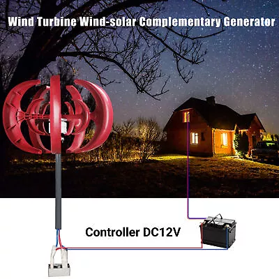 4500W Wind Turbines Generator 5 Blades DC12V Vertical Axis Wind Turbines  • $1540.99