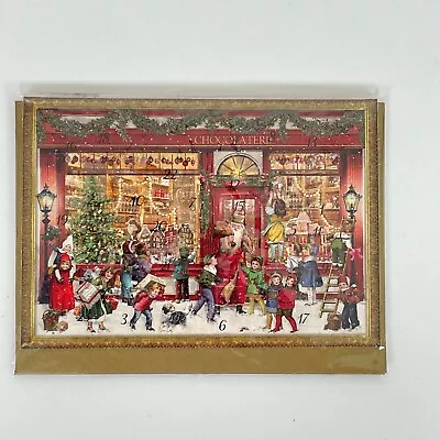 Dollhouse Doll Miniature ADVENT CALENDAR Christmas Decoration Vtg Antique Print • $14.95