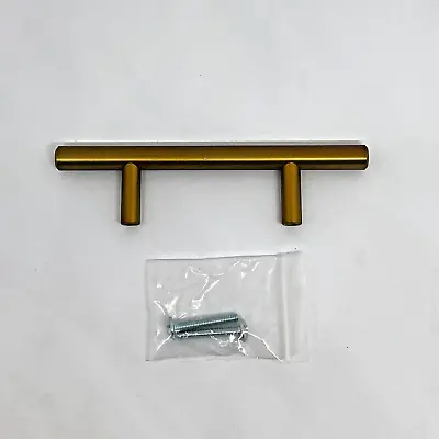 New Gold Brass Drawer Bar Handle Pull Cabinet Cupboard Kitchen Door Wardrobe • £0.99