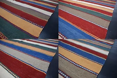 Ghashgai Kilim Carpet Handmade Wool Natural Color Various Size • $324.56