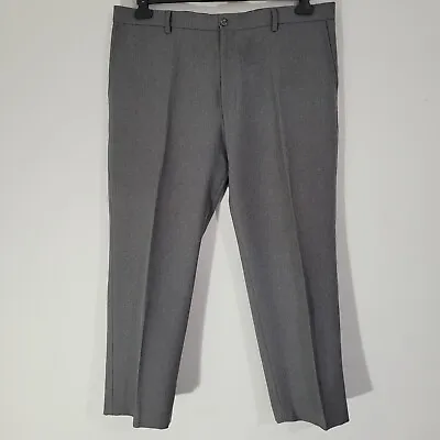 Mens VINTAGE FARAH Trousers Grey  Waist 40 Leg 28 Tapered Regular Fit Formal • £15.45