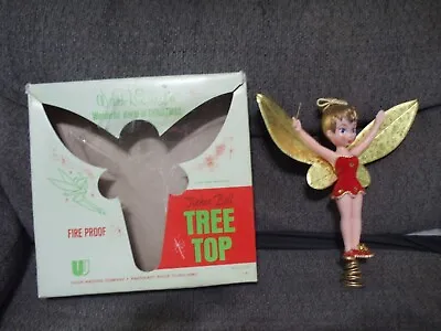 Vintage Walt Disney Tinker Bell Christmas Tree Topper. • $74.99