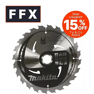 Makita B-31918 B-07886 165mm X 20mm X 10T Circular Saw Blade MForce • £13.74