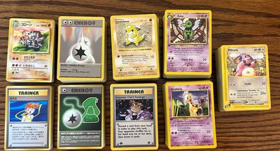 $0.01 • Buy Pokemon Vintage WOTC Lot 583X Non-Holo C/UC/R/T/E -Neo, Gym, Base- 1st Editions