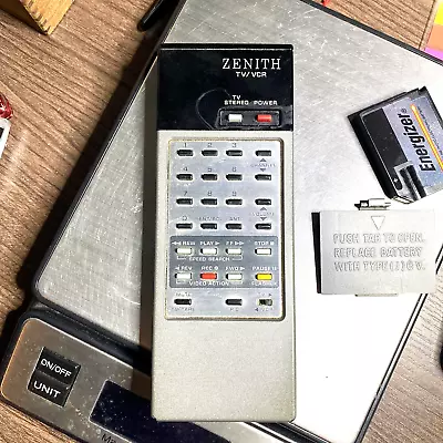Vintage Zenith 24-2892 TV/VCR Remote Control  Gray/black • $8.95
