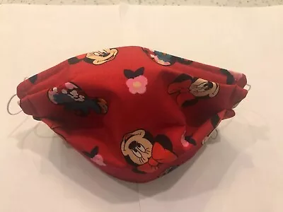 New!! Adult Face Mask. Reversible. Minnie Mouse. Nose Piece. Cute! Nose Piece. • $12