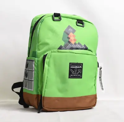 Minecraft 17in Kids Backpack - Green • $27.99
