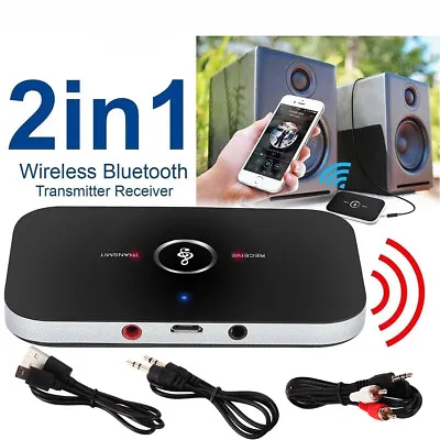 Bluetooth Transmitter & Receiver Wireless Adapter For Speakers TV PC Headphones • $9.88