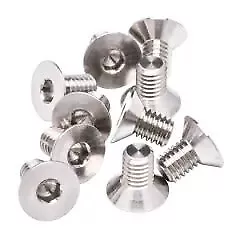 1UP730005 1Up Racing Pro Duty Titanium Screws - Flat Head - M3x5 - 10pcs • $15.99