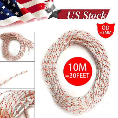 Starter Rope Pull Cord 3mm For Husqvarna Stihl  Echo Homelite McCulloch Chainsaw • $8.99