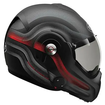 £249.99 • Buy *sale* Roof Desmo  R032 Black Red Classic Urban Inner City Fighter Pilot  Helmet