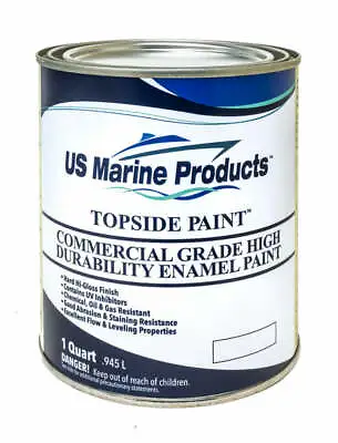US Marine Products - Topside Paint - Black Gloss Gallon Boat Paint • $77.68