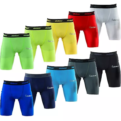 DIDOO Mens Cycling Boxer Compression Shorts Breathable Lycra Summer Sports Pant • £7.49