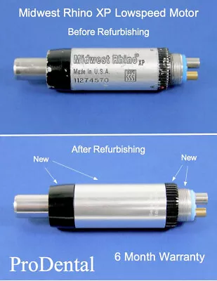 MIDWEST Rhino XP Brand Dental Handpiece Motor W/New Housings - ProDental • $269