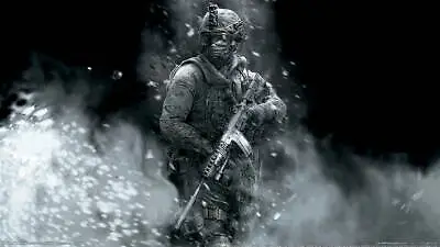 COD Call Of Duty Modern Warfare WALL ART COVER 30x20 Inch Canvas FRAMED UK ART • £21.99