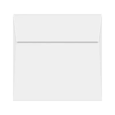 6 X 6 Square Envelopes Gummed Flap White Wove 28w(105gsm) 25 Per Pack • $26.68