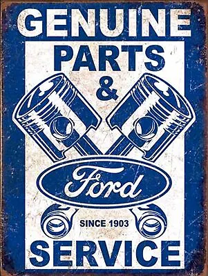 Genuine Ford Retro Metal Aluminium Sign Vintage / Man Cave / Garage / Shed Gift • £3.93