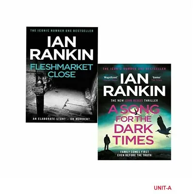 £14.99 • Buy Ian Rankin Inspector Rebus Novels 2 Books Collection Set (Fleshmarket Close) NEW