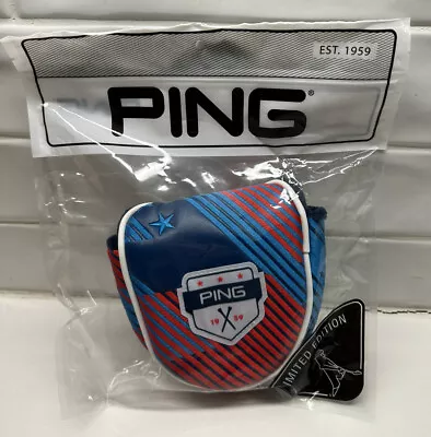 NEW Ping Limited Edition 2023 US Open Stars & Stripes USA Mallet Putter Cover • $18.19