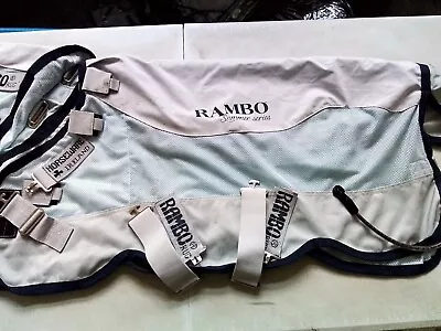 £80 • Buy New Rambo Summer Series Turnout / Fly Rug With Neck. Shetland / Small Pony.