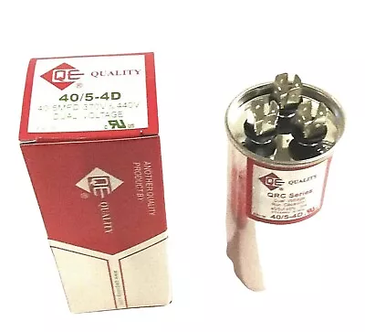 Motor Run Capacitor Dual  40/5 Mfd 370 Vac 50/60hz • $11.99