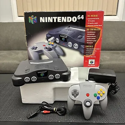 Nintendo 64 Game Console Complere Boxed Pal • $299