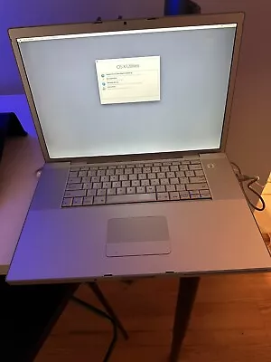 2007 17-inch Macbook Pro 2.4/4GB Ram/250 GB SSD • $30