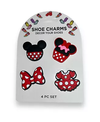 Shoes Charms For Crocs Mickey Minnie Mouse 4 Pcs Collectibles (set #2) Jibbitz • $10