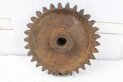 Vintage Cast Iron Wheel Gear Cog 6  Metal Art Steampunk Primitive Old Large • $42.99