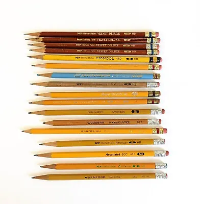 Vintage Pencil Lot - 16 Pencils - Eberhard Faber Mongol Berol • $17.99