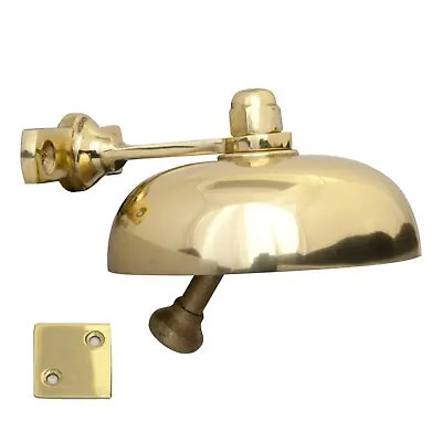 Victorian Domed Shop Door Bell In Polished Brass (BH1001PB) • £30.25