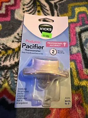 VICKS Baby Pediatric Pacifier Thermometer Digital Temperature Reader NEW • $16