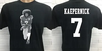 Colin Kaepernick ***take A Knee*** Double Sided Black T-shirt • $22.95