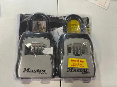 Master Lock 5400T Portable Lock Box - Black NEW • $40