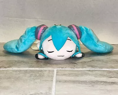 Hatsune Miku Fuwafuwa Nesoberi Plush Doll Key Chain Sega Vocaloid Sleep Ver. • $29.99