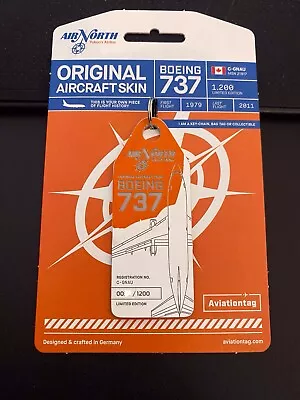 Aviationtag Air North Boeing 737 (C-GNAU) Two-Tone Orange/White • £172.04