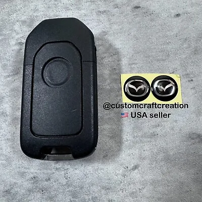 2x 14 Mm Emblems For Mazda Key Fob Replacement Stickers • $6.50