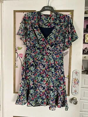 Pretty MYLEENE KLASS Tea Dress Size 12 • £4.99