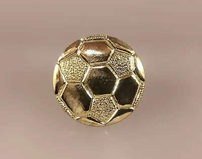 Vintage Soccer Ball Gold Tone Lapel Hat Pin Letterman Award  • $1.79