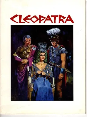 Vintage CLEOPATRA Movie Souvenir Program (1963 Paperback) Elizabeth Taylor • $10.99