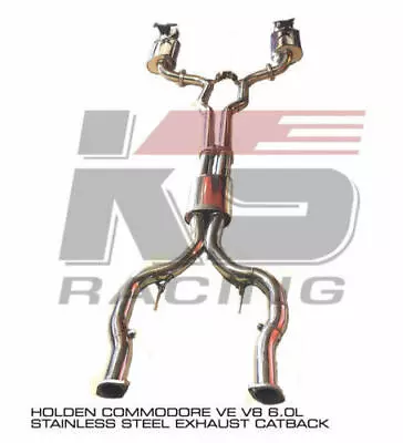 3  Stainless Exhaust Catback Holden Commodore Sedan Ve Ss 08-10 6.0 L76 V8 • $1399.99