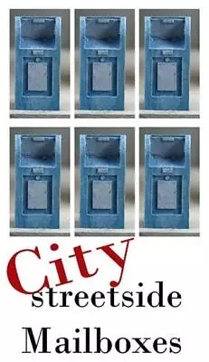 14 N Scale City Mailboxes BULK PACK They Come All Painted For You Too 1/160 Scl • $14.99