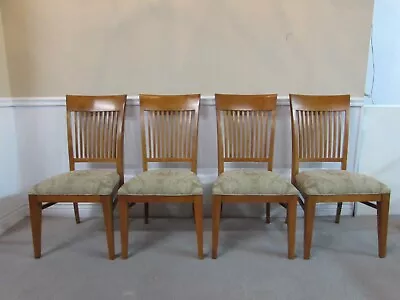 Ethan Allen New Impressions Dining Chairs Set Of 4 Mission Style 24-6500 • $1299