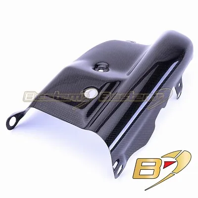 2010-2014 Multistrada 1200 Carbon Fiber Belly Pan Exhaust Cover Guard Skid Plate • $32.12