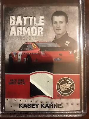 2010 Press Pass Stealth Battle Armor Silver 109/275 Kasey Kahne #BA-KK • $29.99