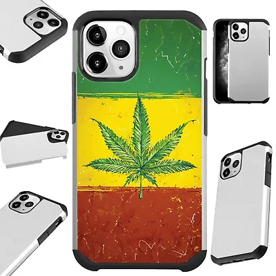 Fusion Case For IPhone 12/Mini/Pro Max Phone Cover WEED NATION FLAG • $13.50